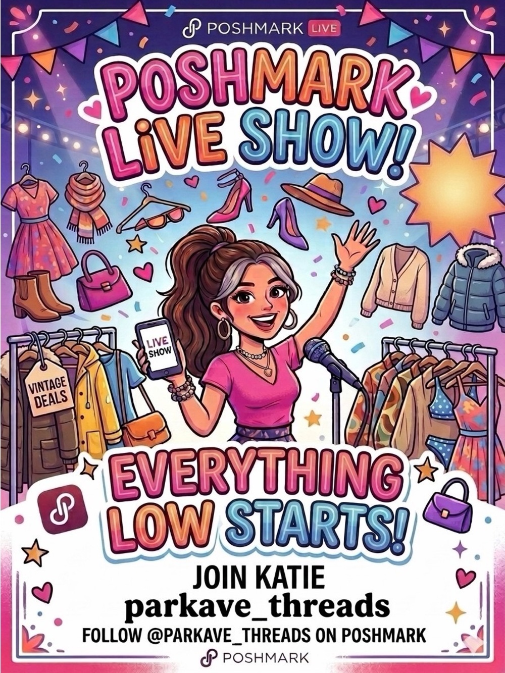 parkave_threads KATIE is live! Come say Hi!